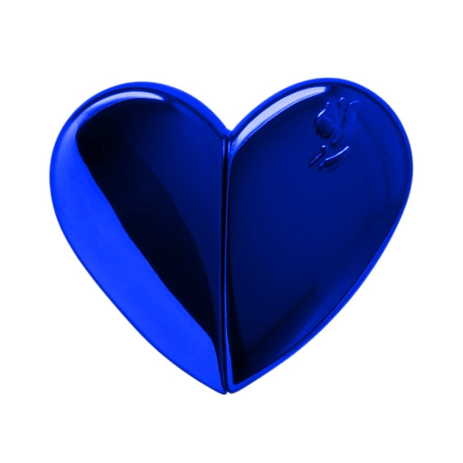 0.85 oz (25 ml) Blue Plastic Heart-Shaped Perfume Bottle