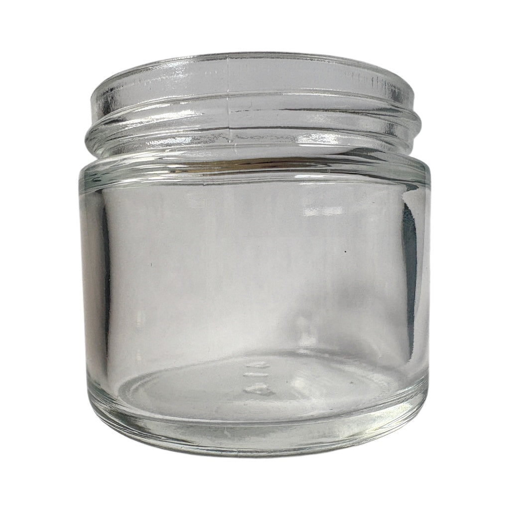 2 oz (60 g) Clear Glass Straight Sided 53-400 Jar - World of Aromas