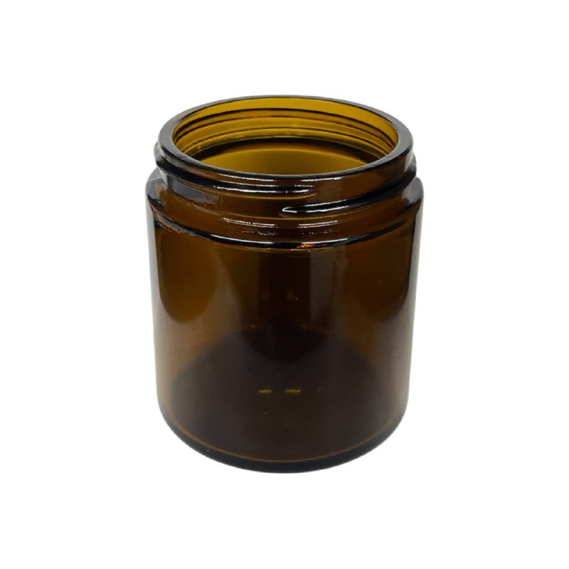4 oz (120 g) Amber Glass Straight Sided 58-400 Jar - World of Aromas