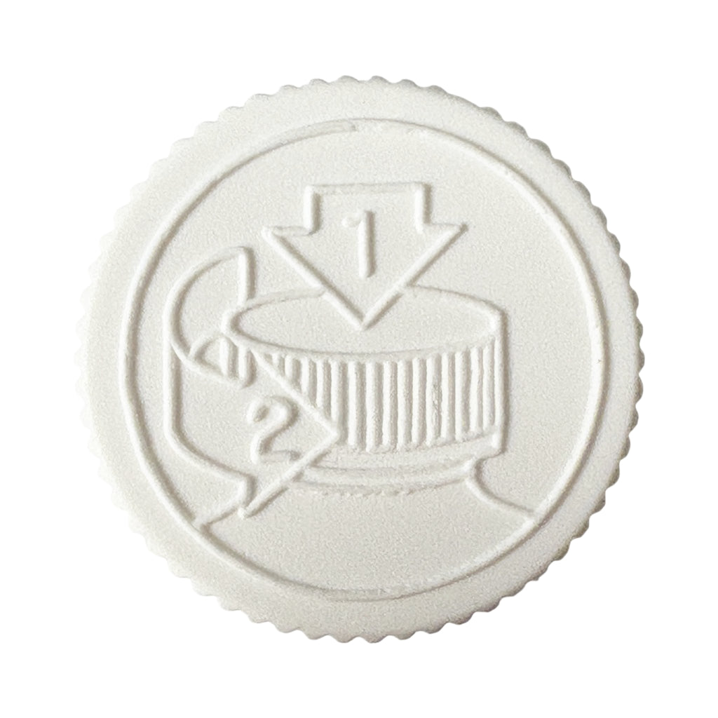 White Ribbed Skirt CRC 33-400 HIS Lined Lid