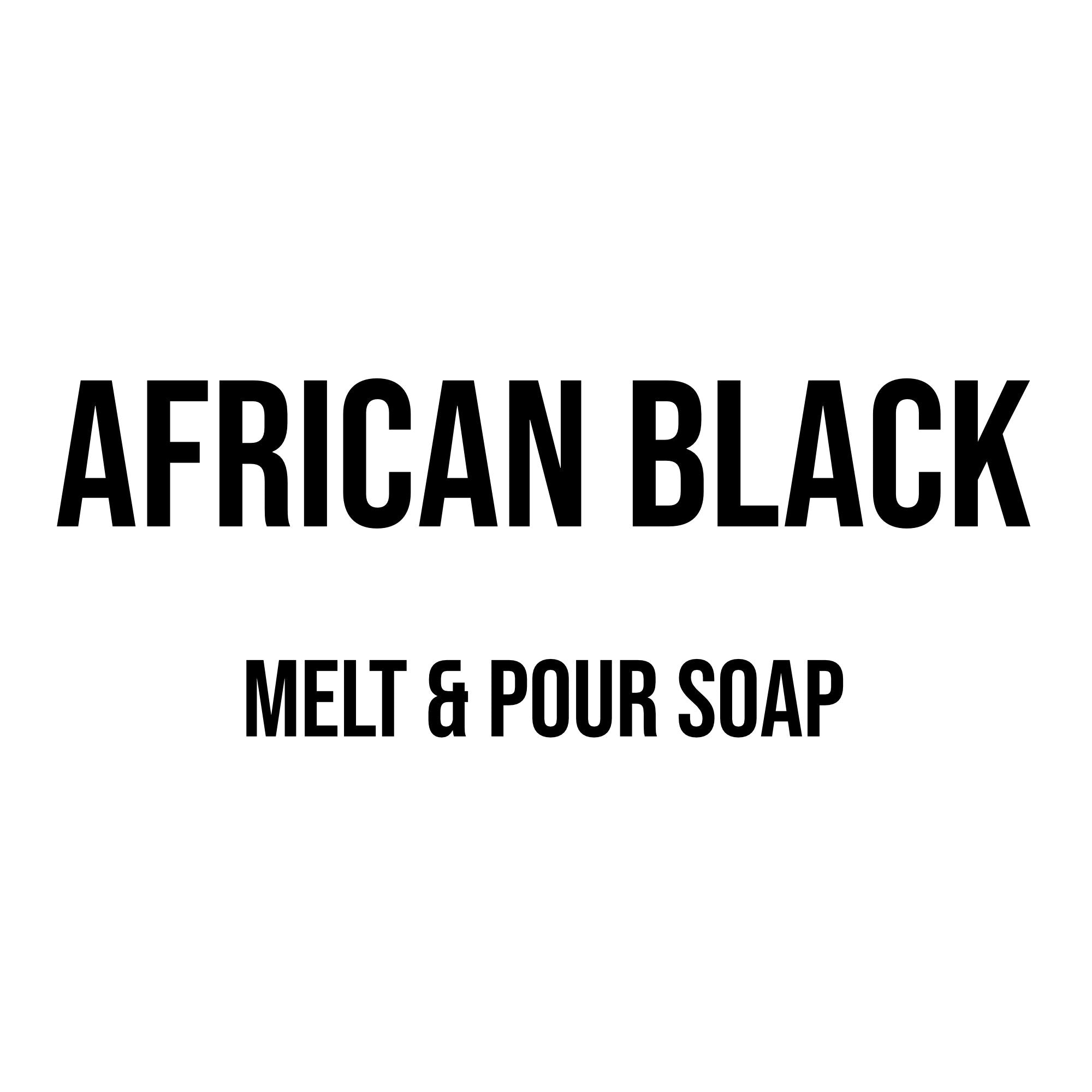 Stephenson African Black Melt & Pour Soap Base - The Flaming Candle Company