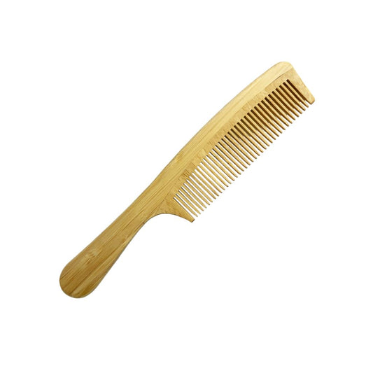 Bamboo Fine-Tooth Narrow-Handled Comb - World of Aromas