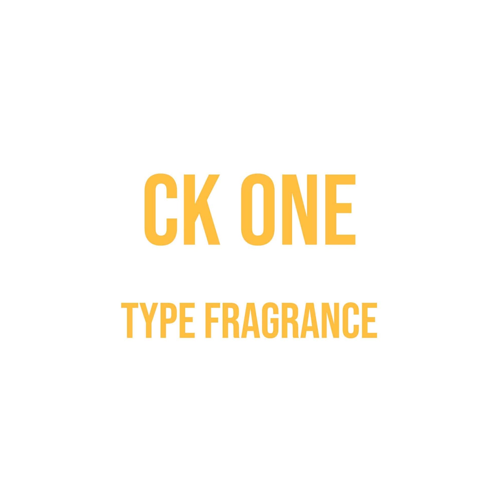 CK One Type Fragrance - World of Aromas
