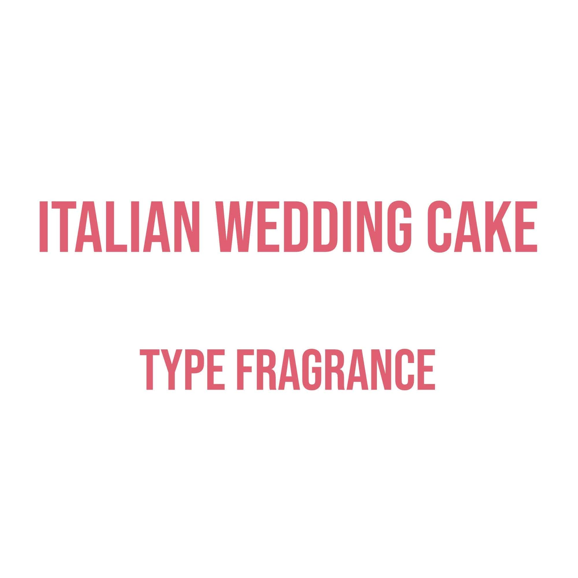 Italian Wedding Cake Type Fragrance - World of Aromas