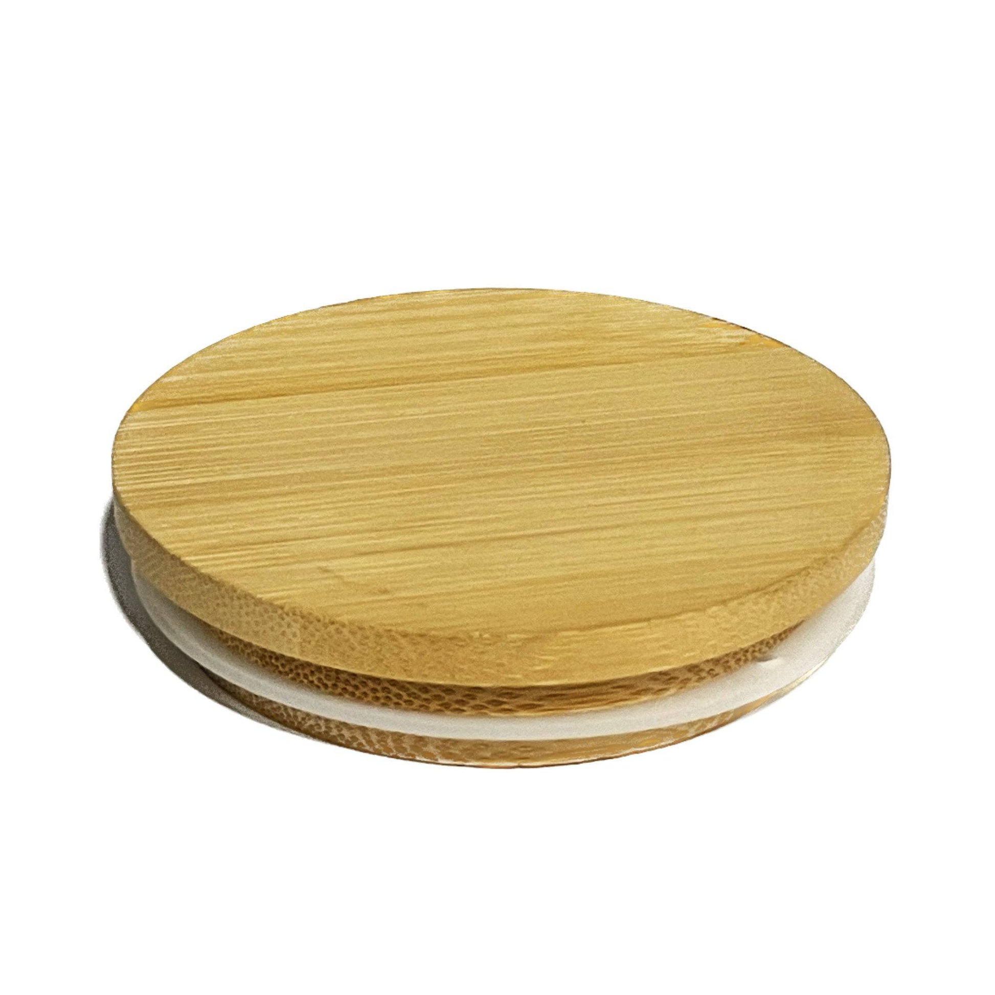 (10 oz) Bamboo Candle Jar Lid - World of Aromas