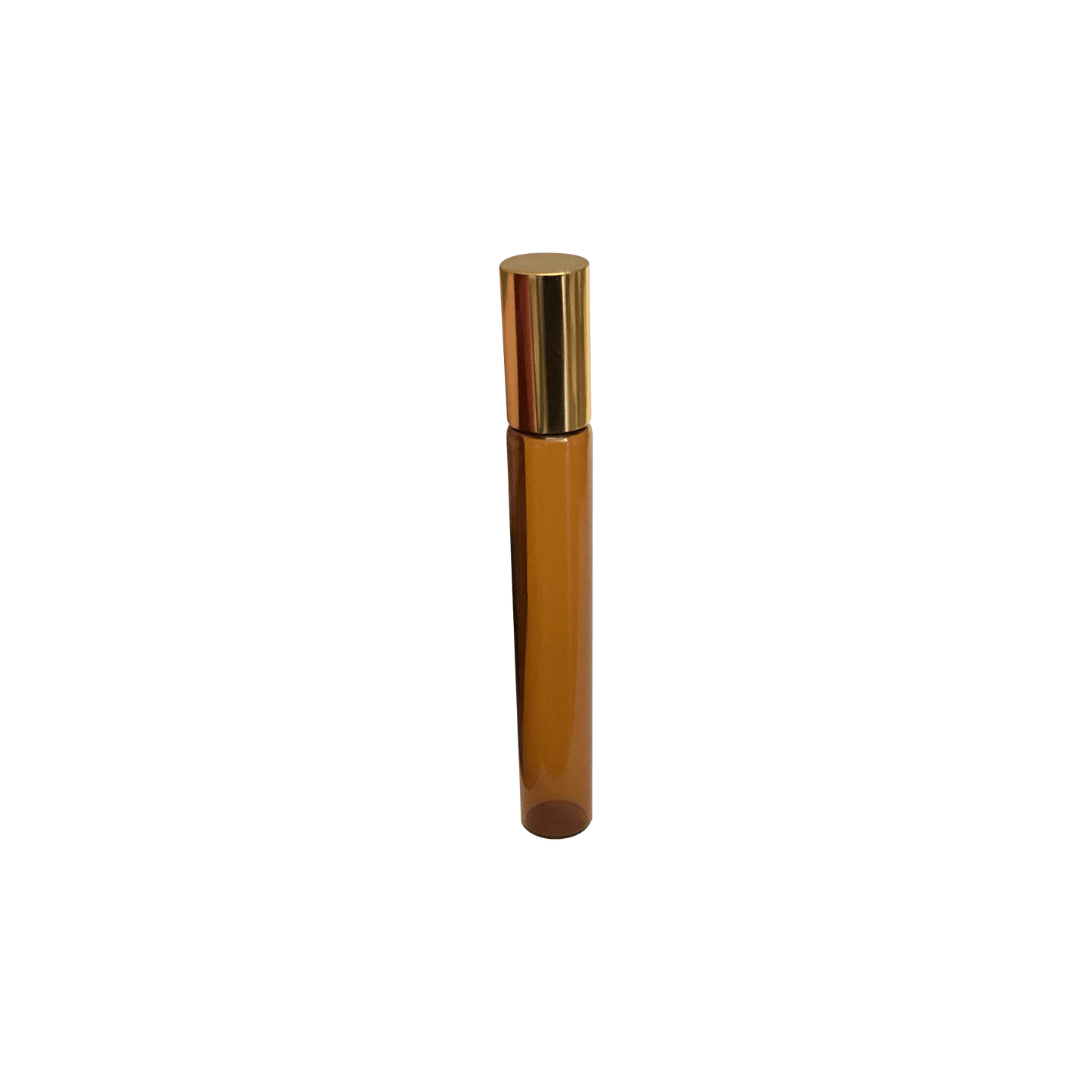 1/3 oz (10 ml) Amber Glass Slim Roller Bottle - World of Aromas