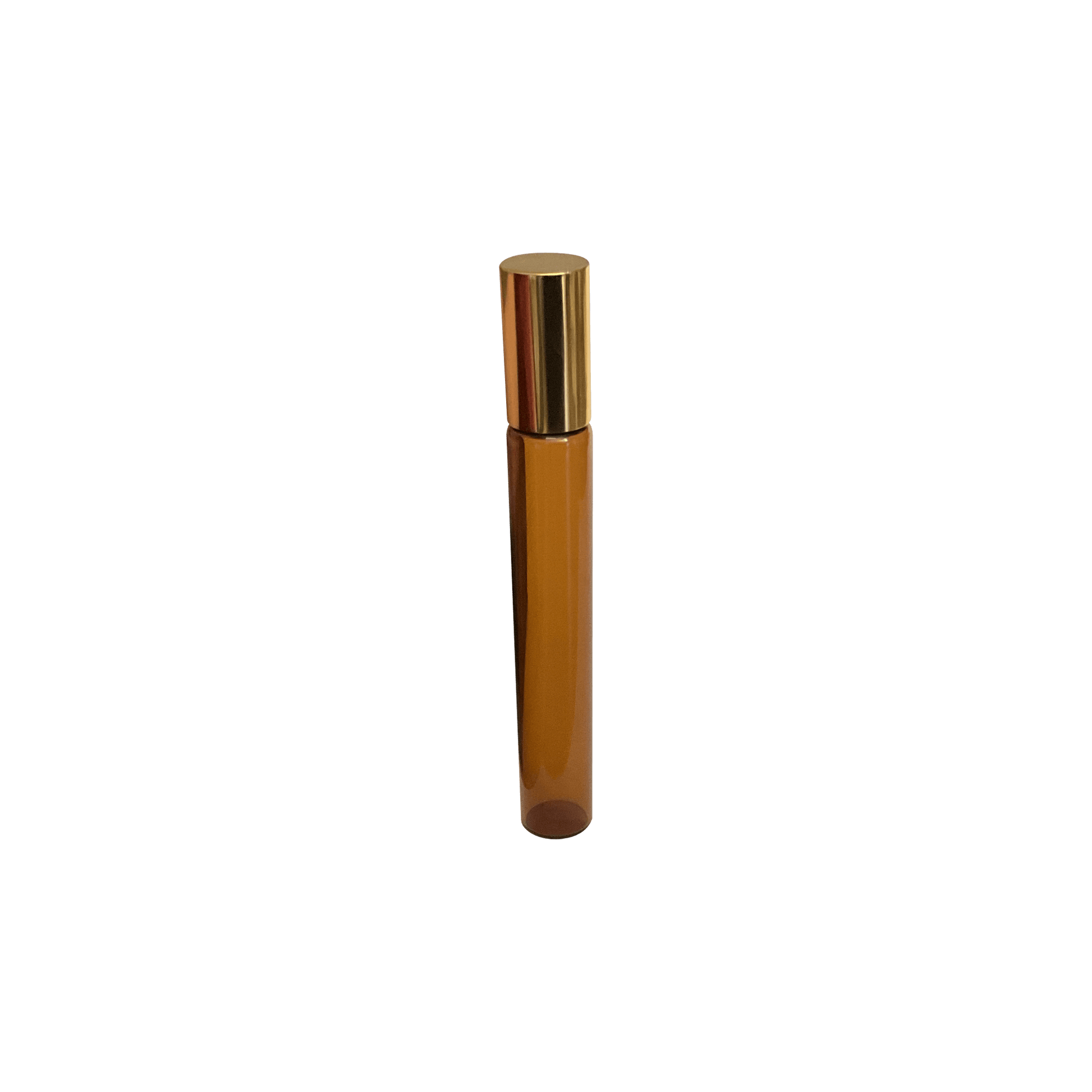 1/3 oz (10 ml) Amber Glass Slim Roller Bottle - World of Aromas