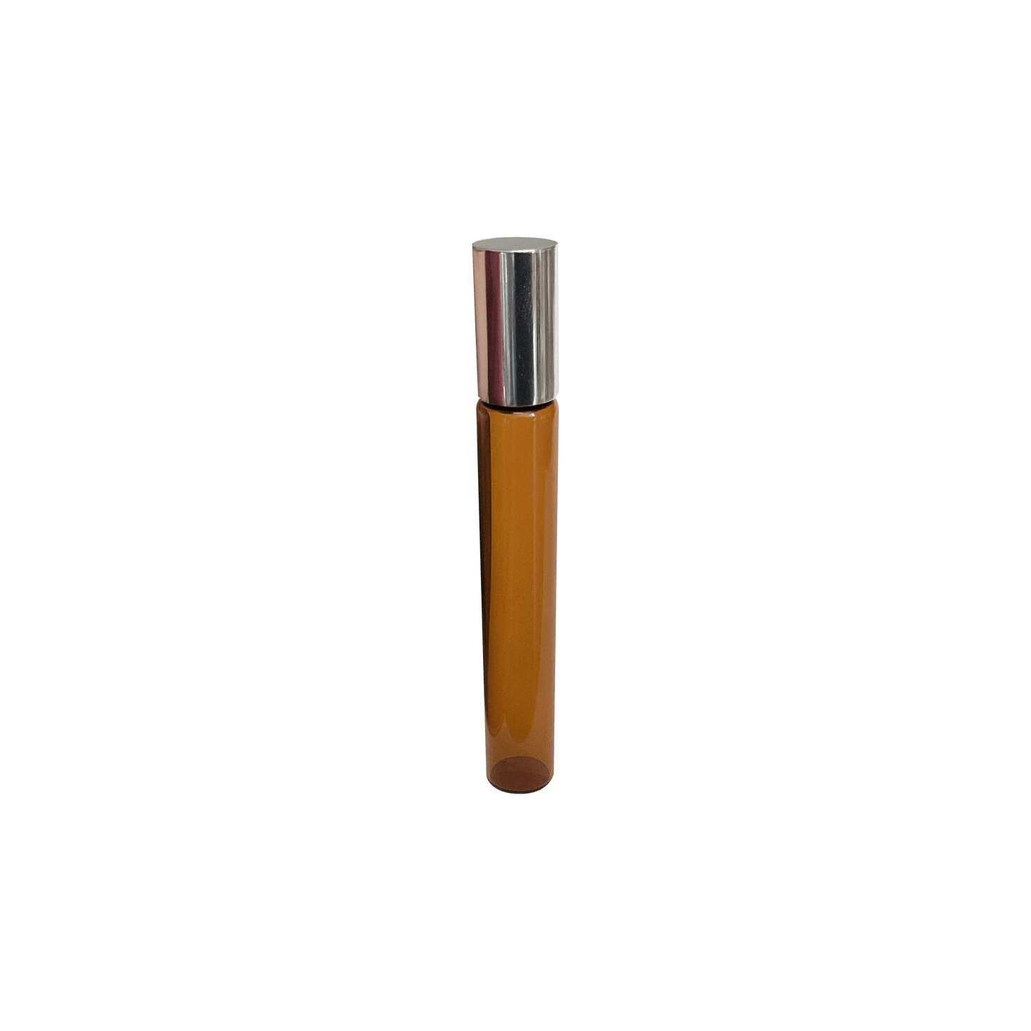 1/3 oz (10 ml) Amber Glass Slim Roller Bottle - World of Aromas