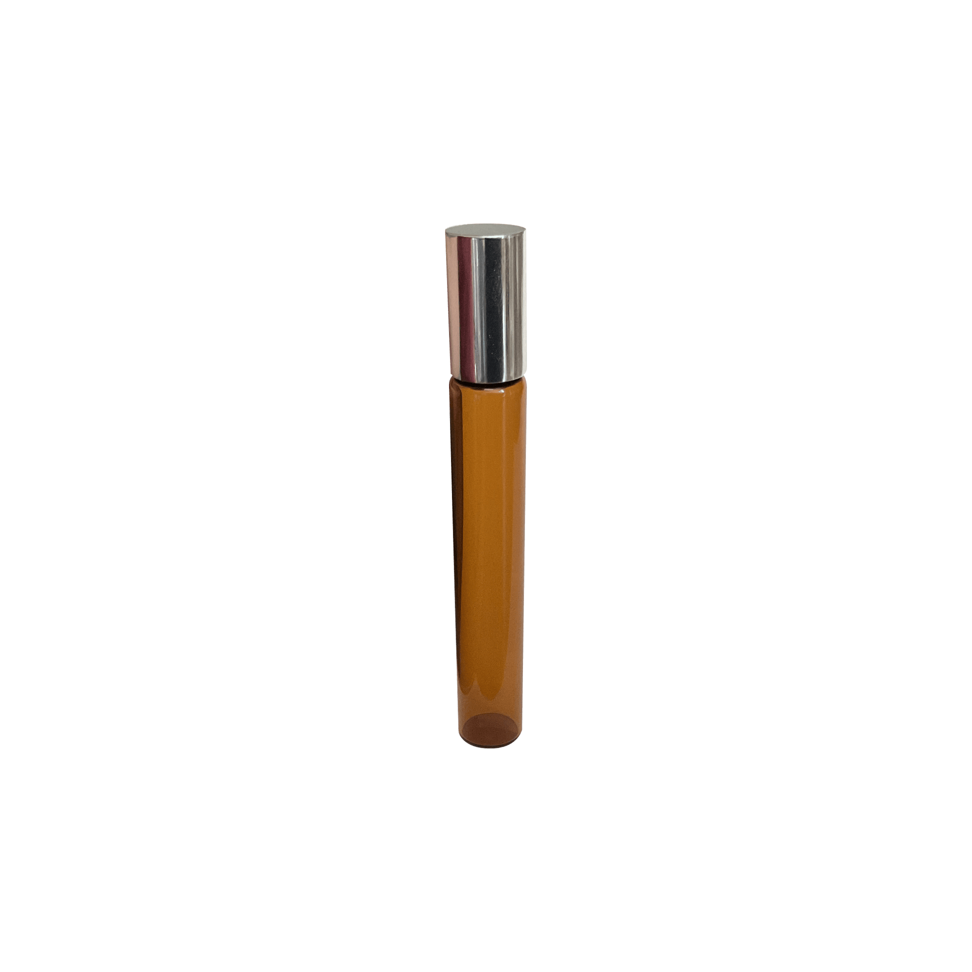 1/3 oz (10 ml) Amber Glass Slim Roller Bottle - World of Aromas