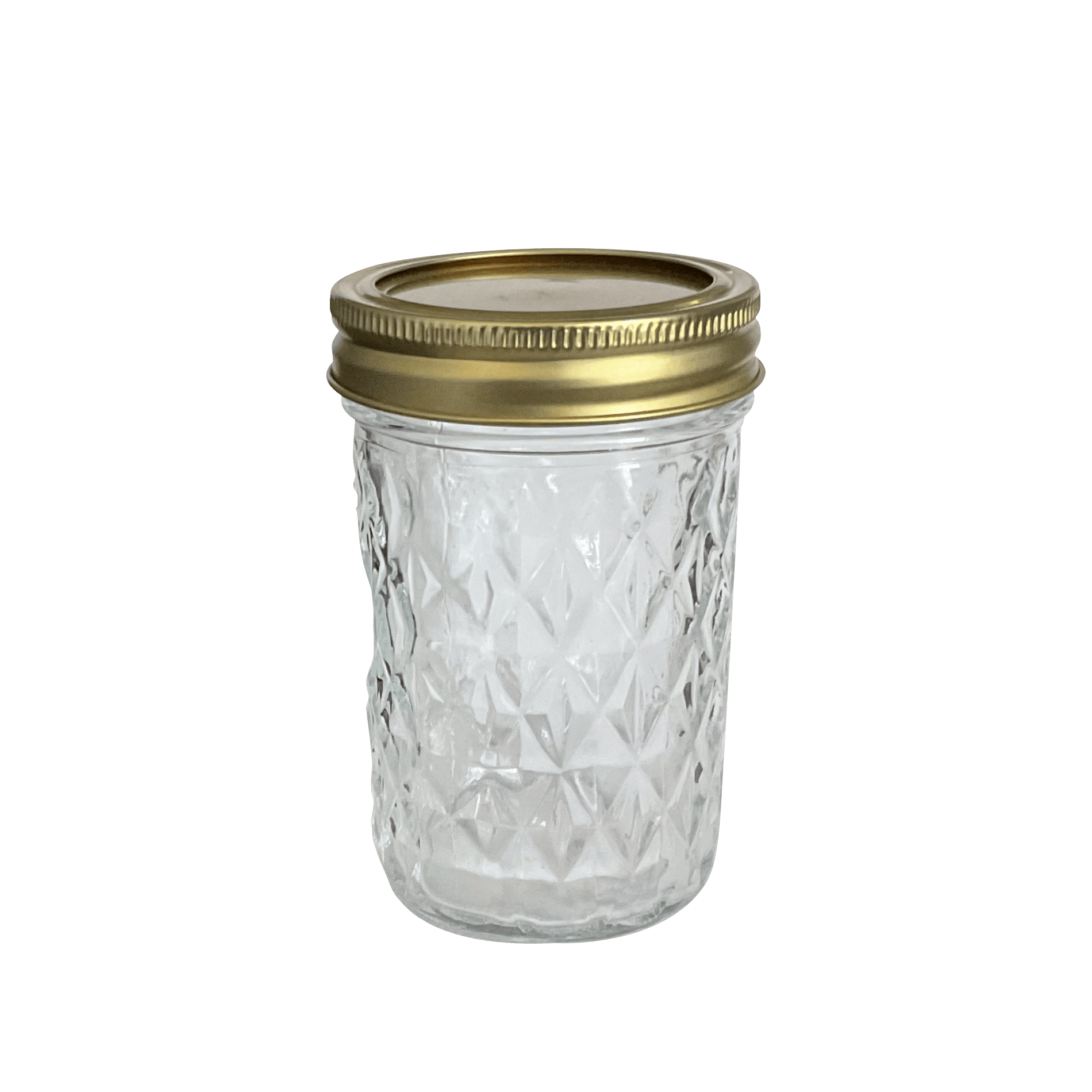 8 oz (240 ml) Mason Jar with Gold Lid - World of Aromas
