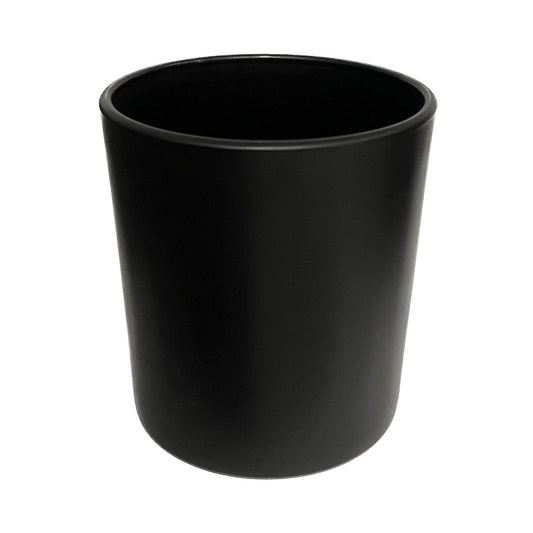10 oz (300 ml) Matte Black Glass Candle Jar - World of Aromas