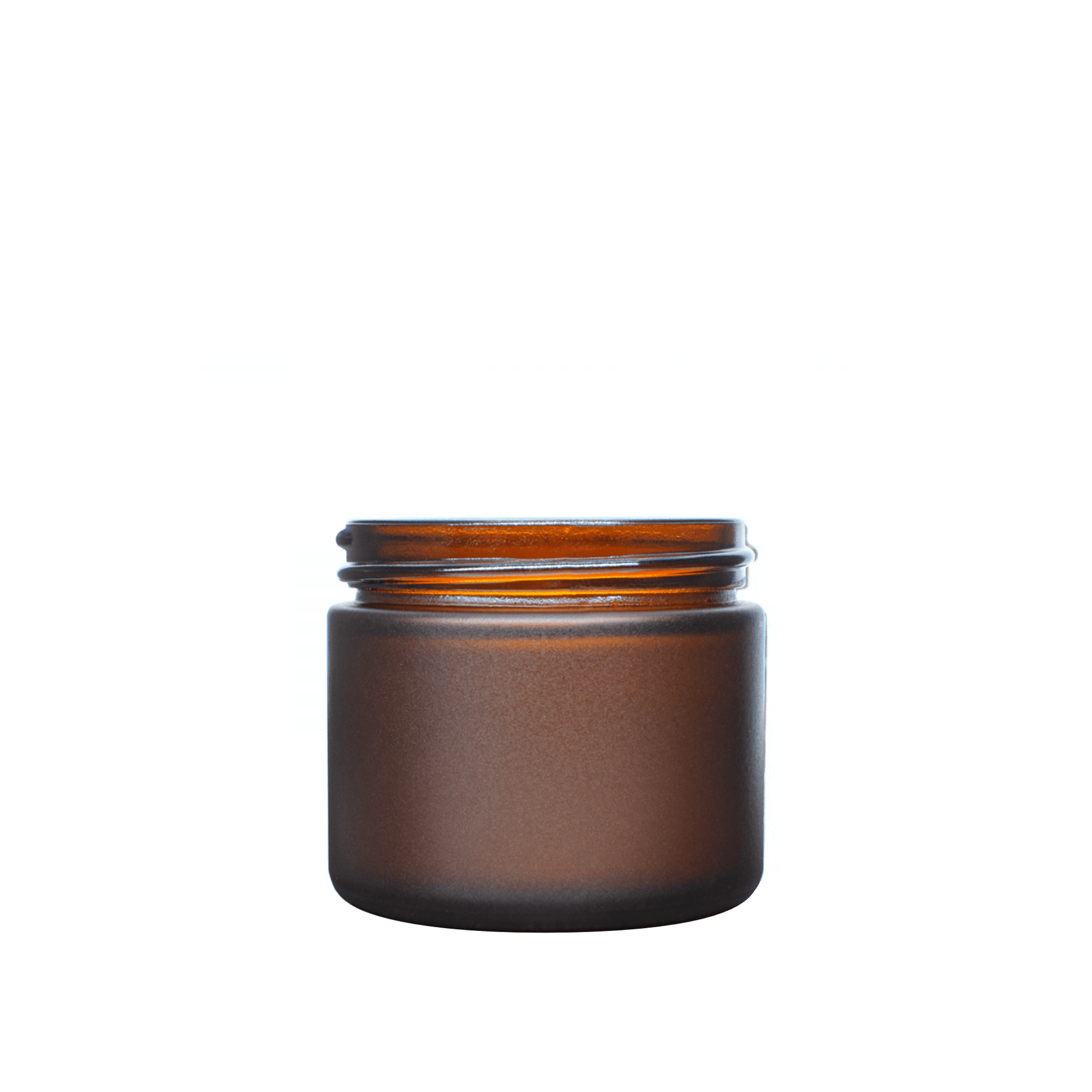 2 oz (60 ml) Frosted Amber Glass 53-400 Jar - World of Aromas