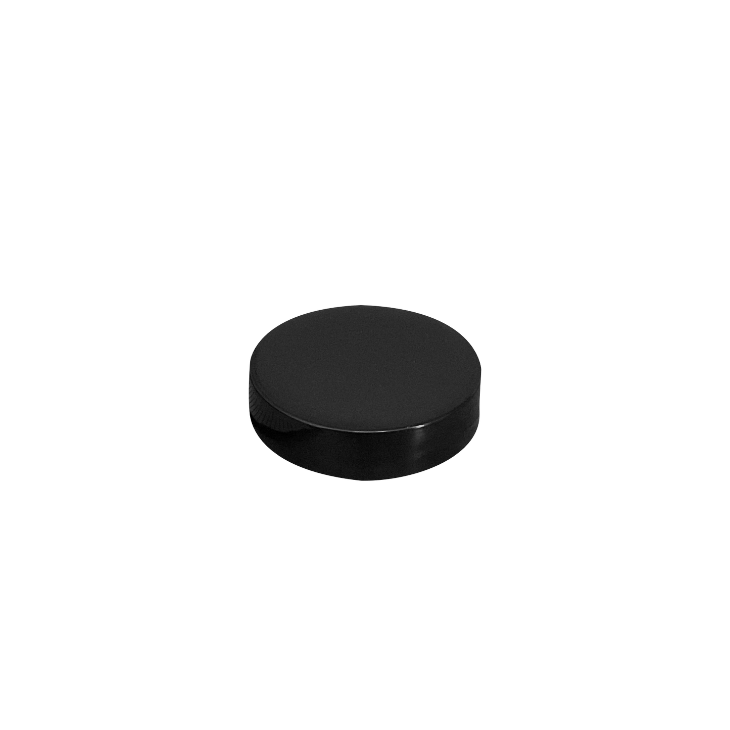 Black PP Plastic 43-400 Smooth Skirt Unlined Lid - World of Aromas