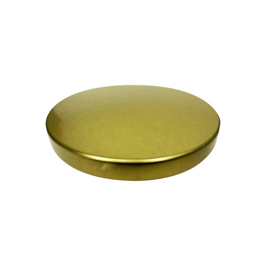 (14 oz) Gold Aluminum Candle Jar Lid - World of Aromas