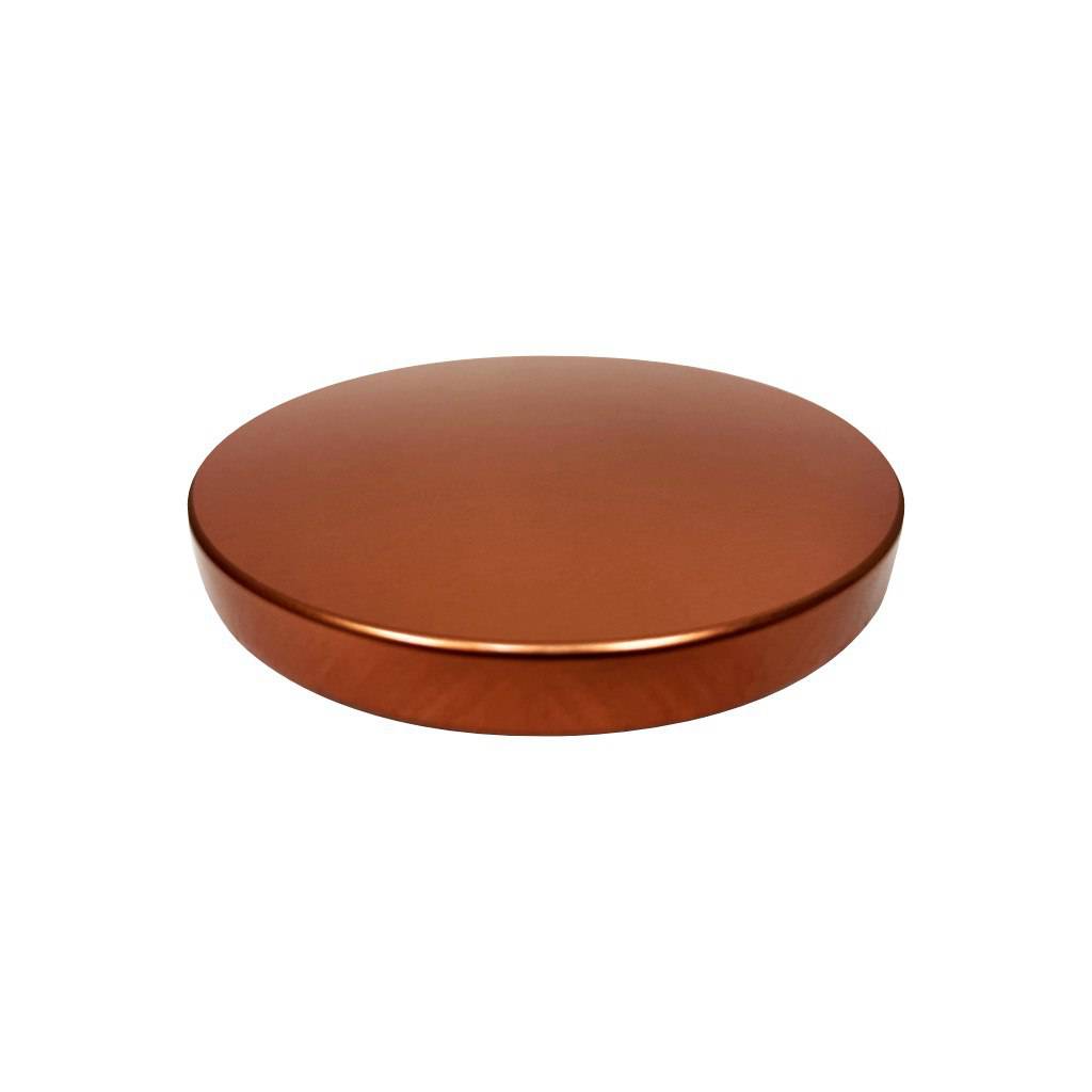 (14 oz) Rose Gold Aluminum Candle Jar Lid - World of Aromas