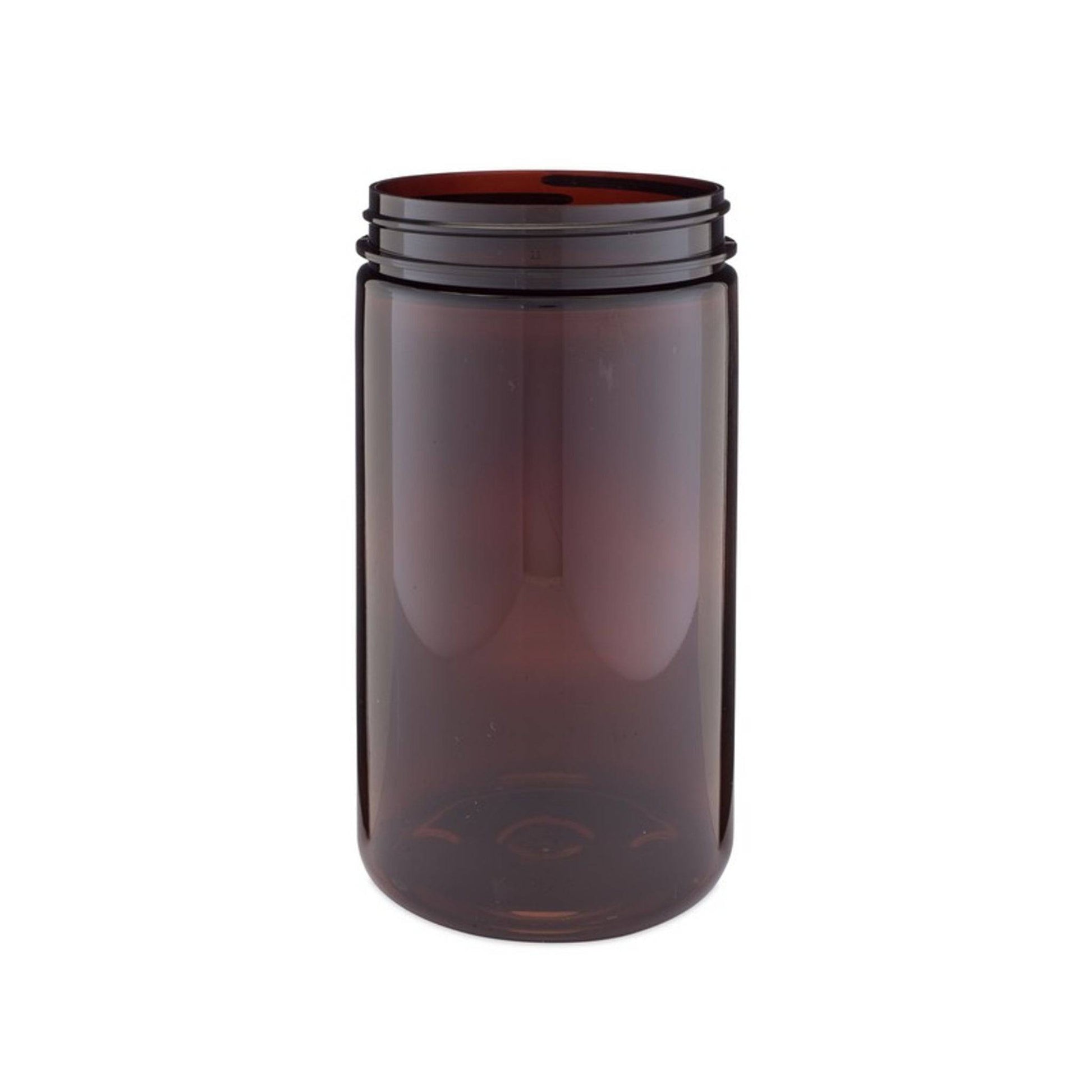 32 oz (960 ml) Amber PET Single Wall 89-400 Jar - World of Aromas