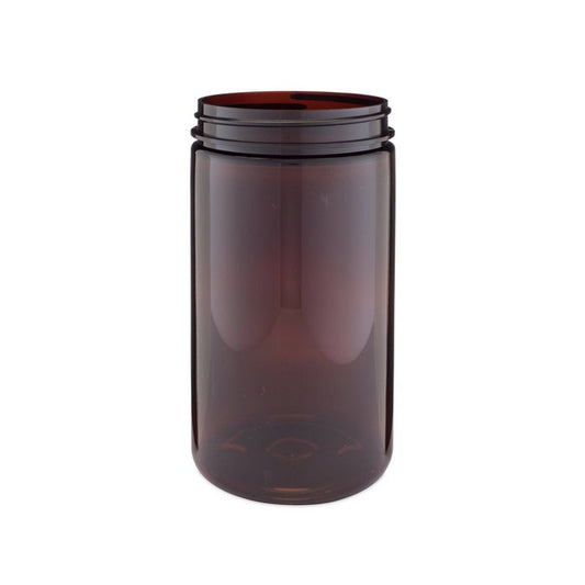 32 oz (960 ml) Amber PET Single Wall 89-400 Jar - World of Aromas