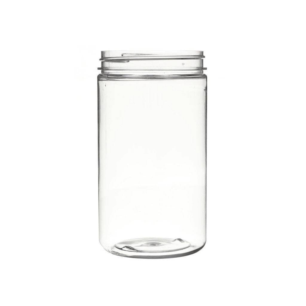 32 oz (960 ml) Clear PET Single Wall 89-400 Jar - World of Aromas