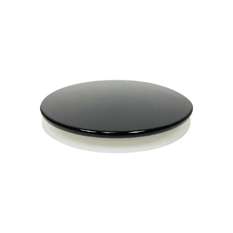 (14 oz) Black Aluminum Thin Candle Jar Lid - World of Aromas