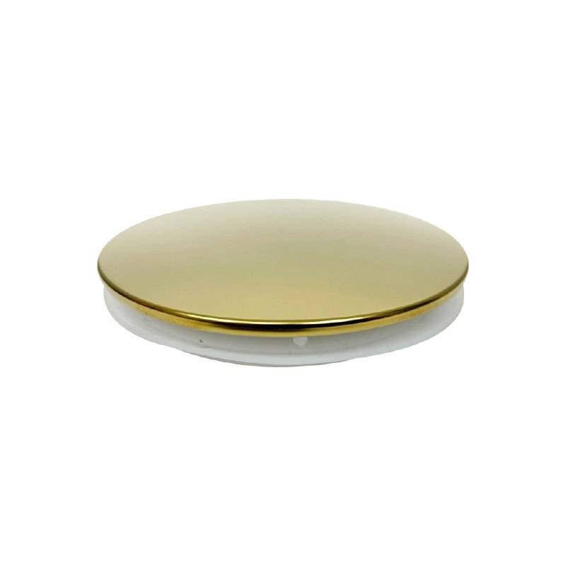 (14 oz) Gold Aluminum Thin Candle Jar Lid - World of Aromas