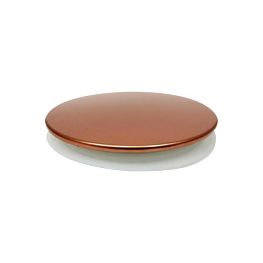 (14 oz) Rose Gold Aluminum Thin Candle Jar Lid - World of Aromas