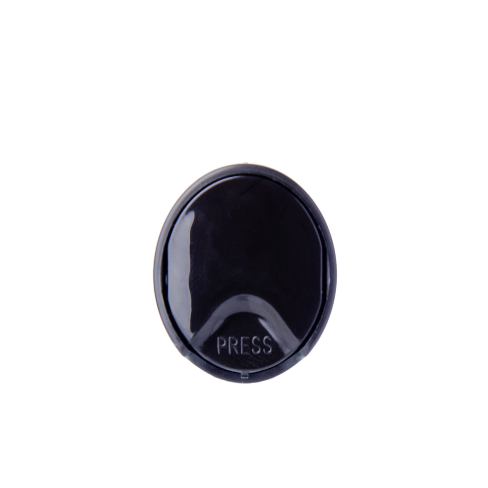 Black PP 24-410 Smooth Skirt Disc Dispensing Cap - World of Aromas