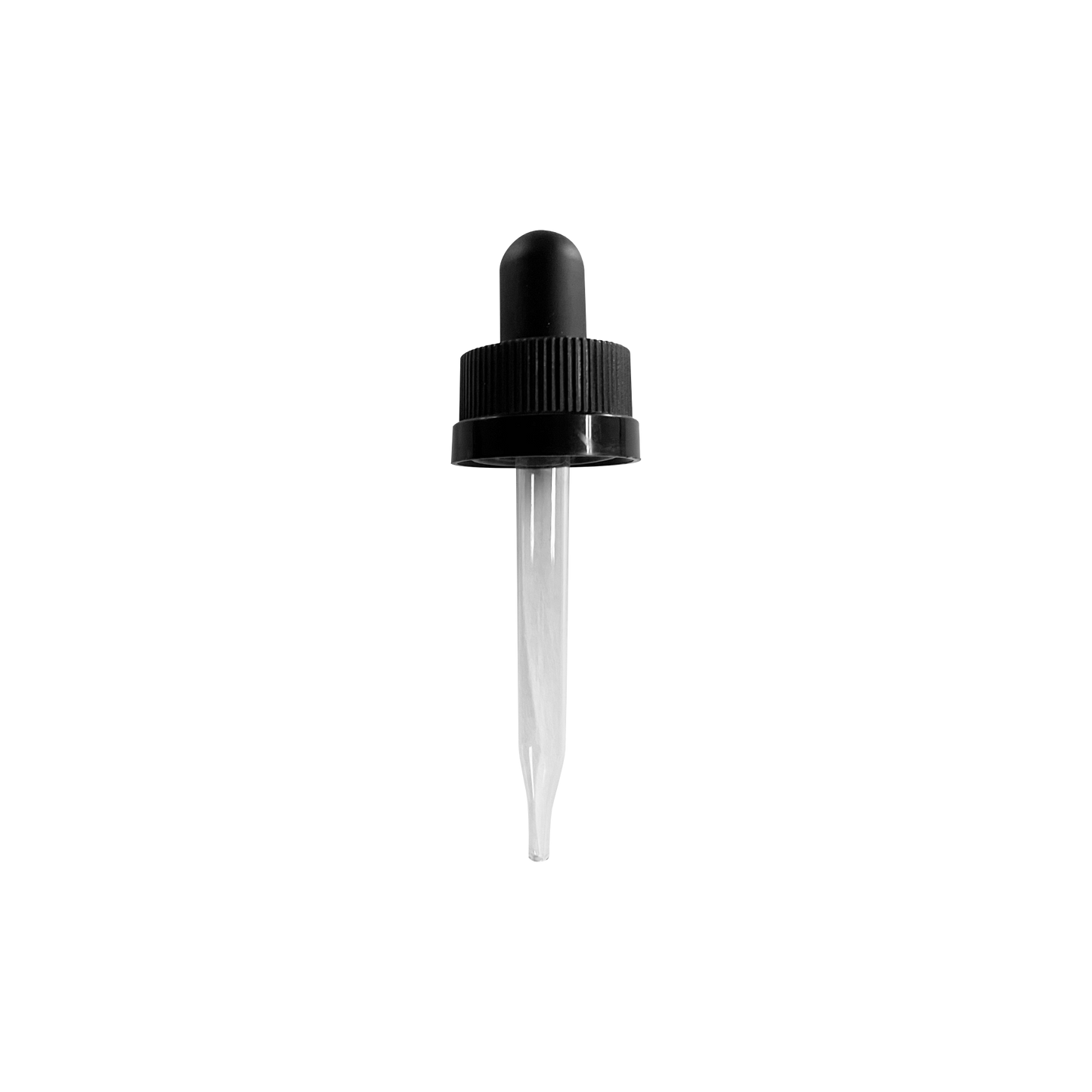 (0.5 oz) Black CRC 18-400 Dropper with 65mm Glass Pipette - World of Aromas