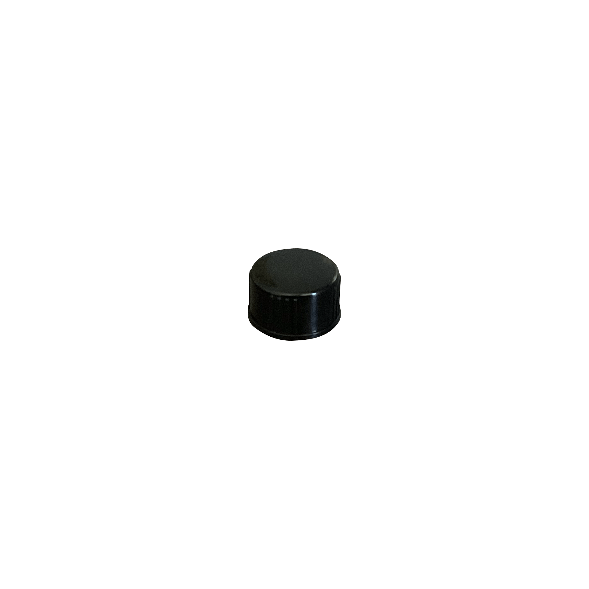 Black Ribbed Skirt 18-400 Phenolic Cap with Polycone Insert - World of Aromas