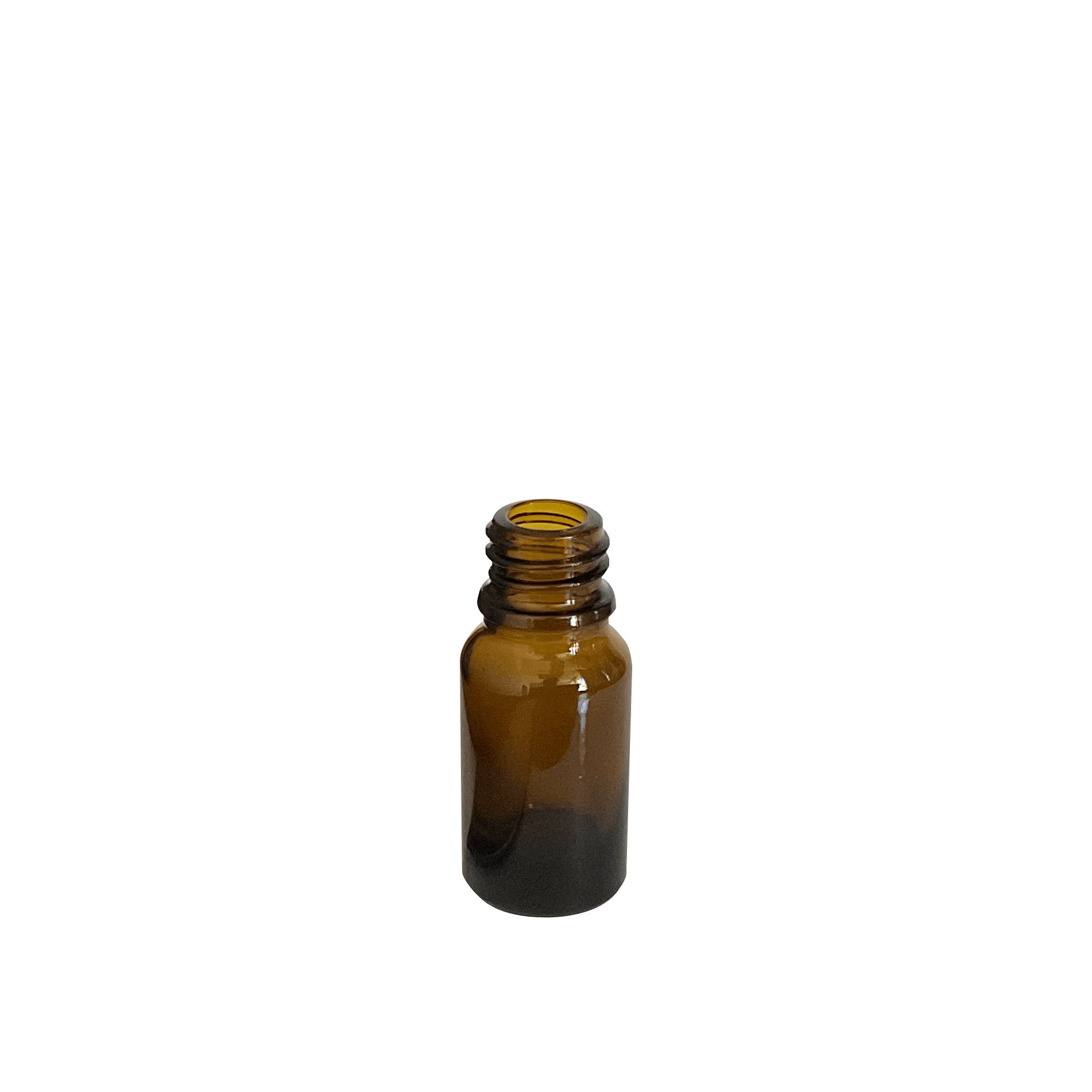 10 ml (1/3 oz) Amber Glass Euro 18-DIN Bottle - World of Aromas