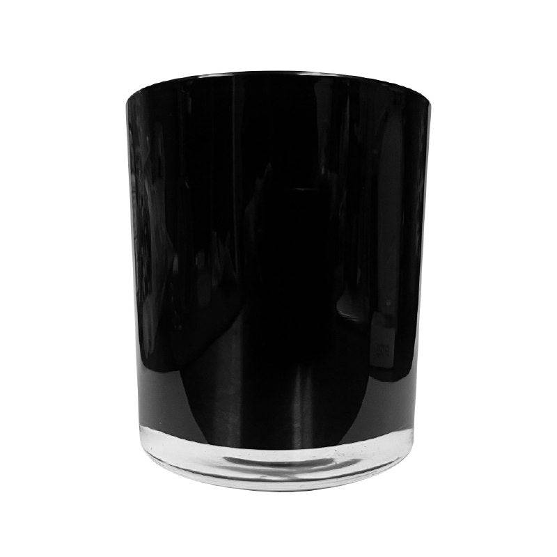 10 oz (300 ml) Inner Spray Black Glass Candle Jar - World of Aromas
