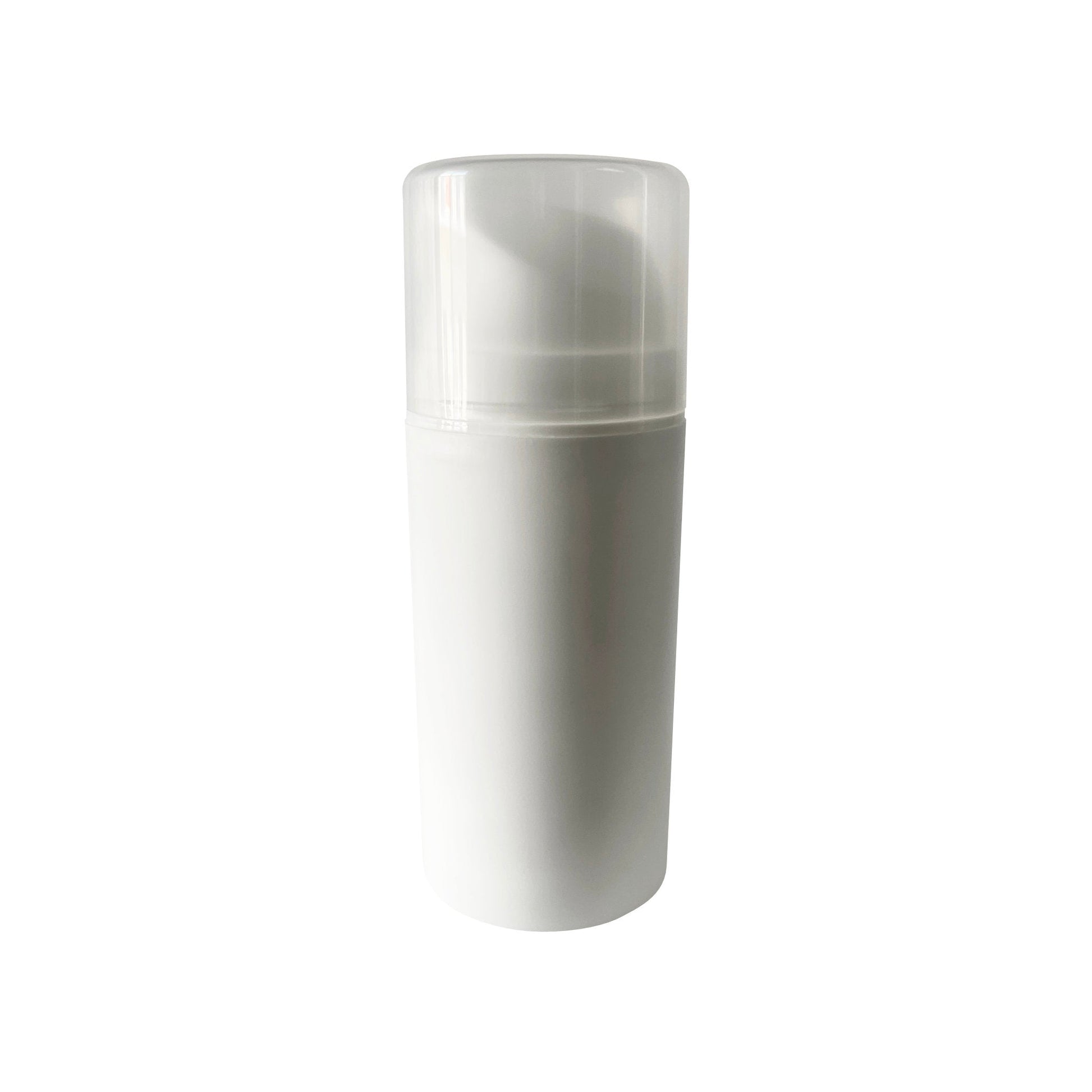 100 ml White PP Plastic Airless Pump Bottle - World of Aromas
