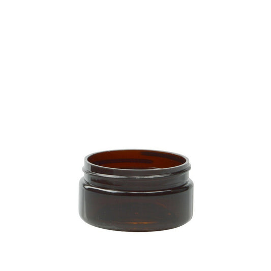 2 oz (60 ml) Amber PET Single Wall 58-400 Jar - World of Aromas