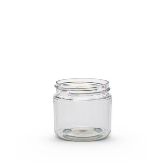 2 oz (60 ml) Clear PET Single Wall 48-400 Jar - World of Aromas
