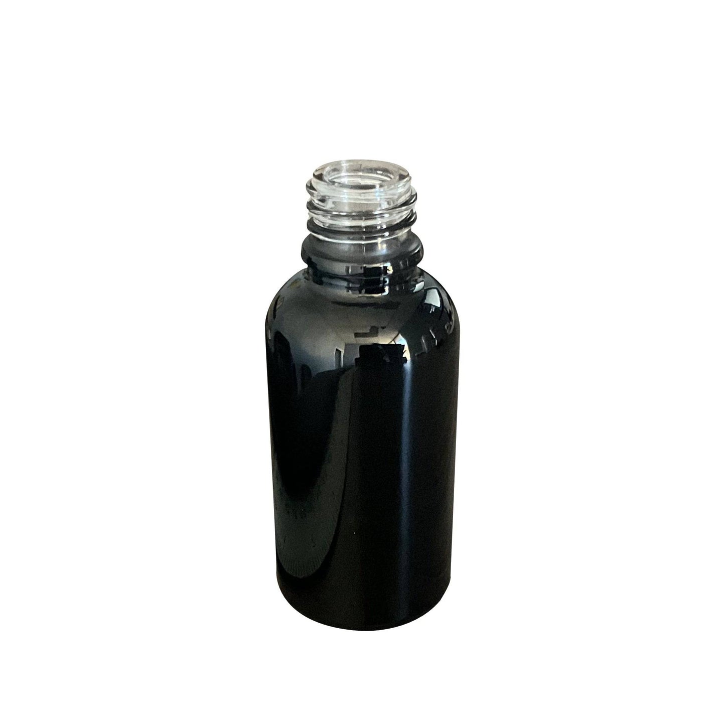 30 ml (1 oz) Black Glass Euro 18-DIN Bottle - World of Aromas