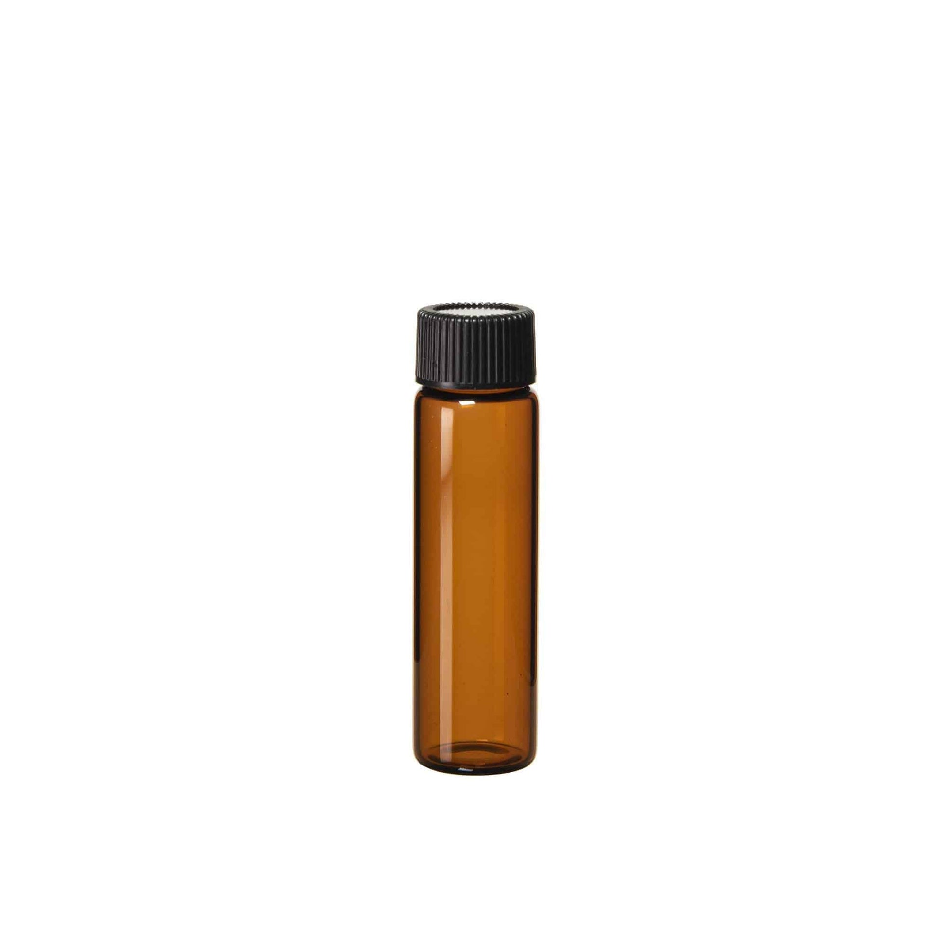 3 Dram (3/8 oz | 12 ml) Amber Glass Vial with Phenolic Cap - World of Aromas