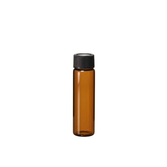 3 Dram (3/8 oz | 12 ml) Amber Glass Vial with Phenolic Cap - World of Aromas