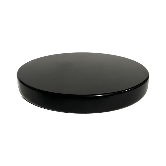 (10 oz) Black Aluminum Candle Jar Lid - World of Aromas
