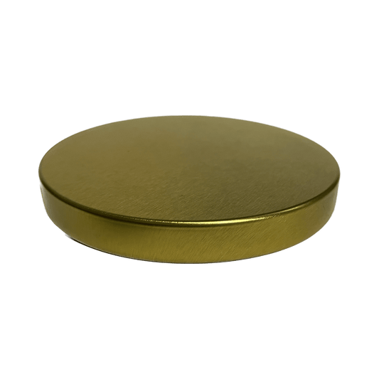 (10 oz) Gold Aluminum Candle Jar Lid - World of Aromas