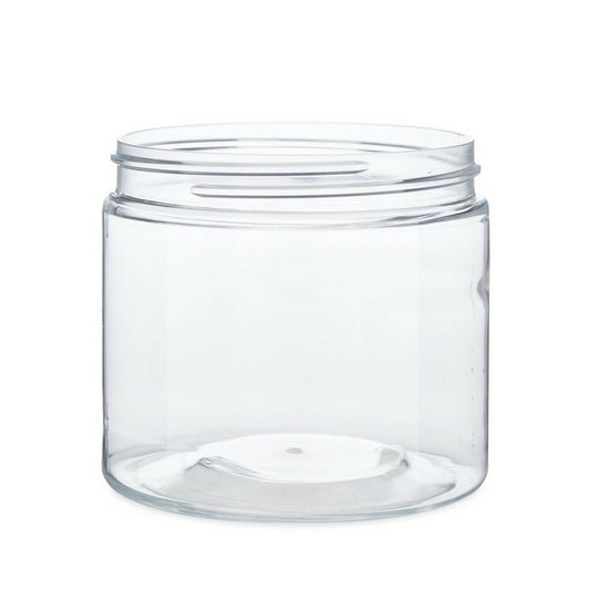 16 oz (480 ml) Clear PET Single Wall 89-400 Jar - World of Aromas