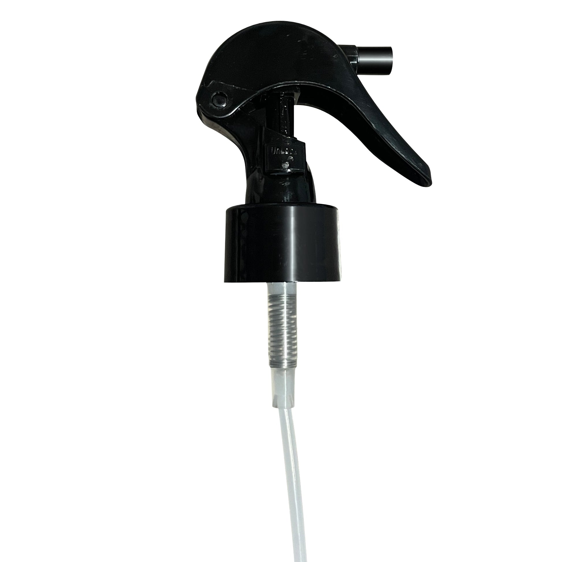 Black Smooth Skirt 24-410 Locking Trigger Sprayer with 227mm Dip Tube - World of Aromas