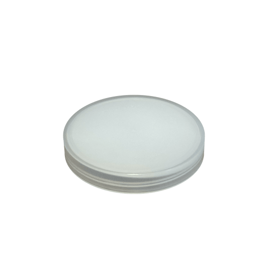 Natural PP Plastic 70-400 Smooth Skirt Foam Lined Lid - World of Aromas