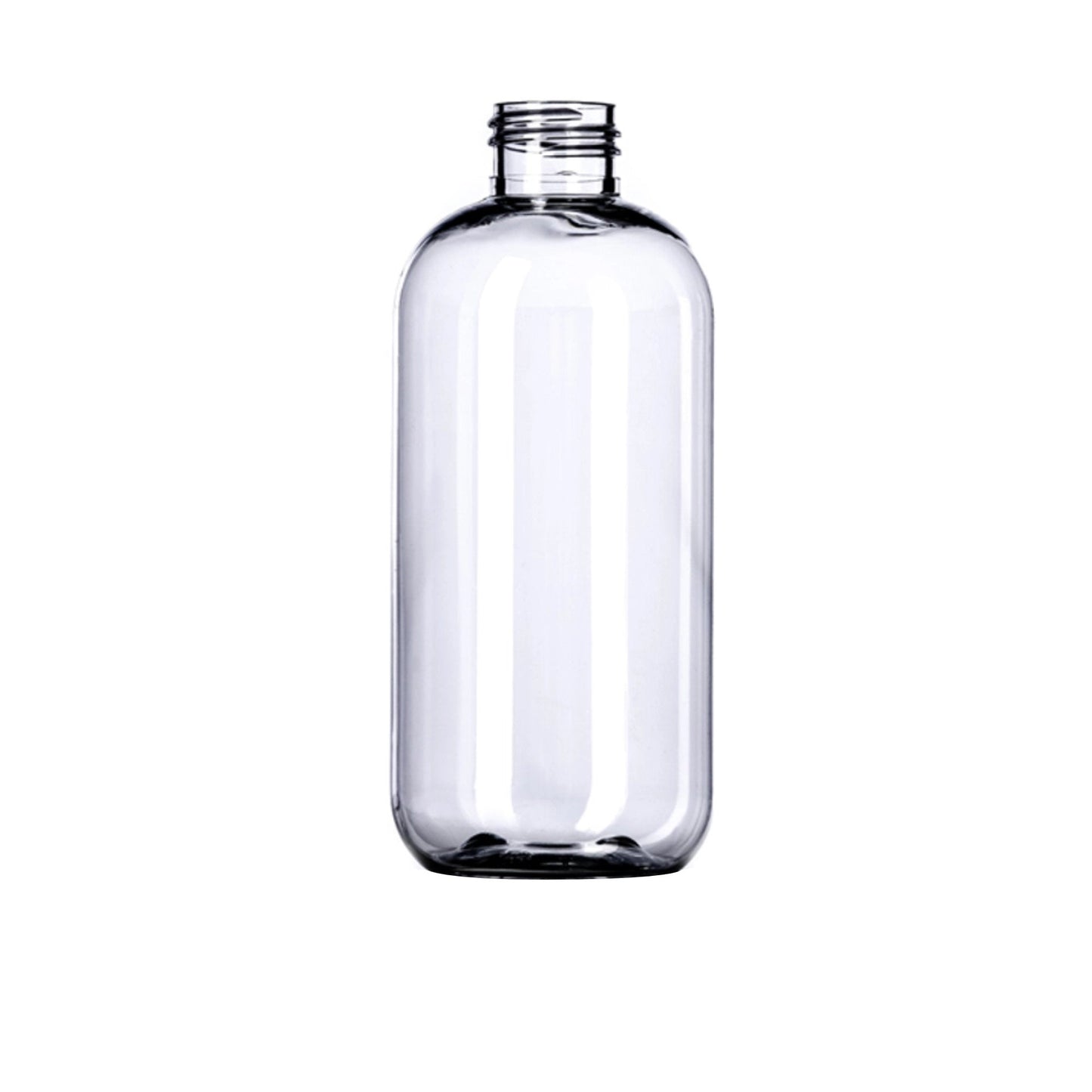 8 oz (240 ml) Clear PET Boston Round 24-400 Bottle - World of Aromas