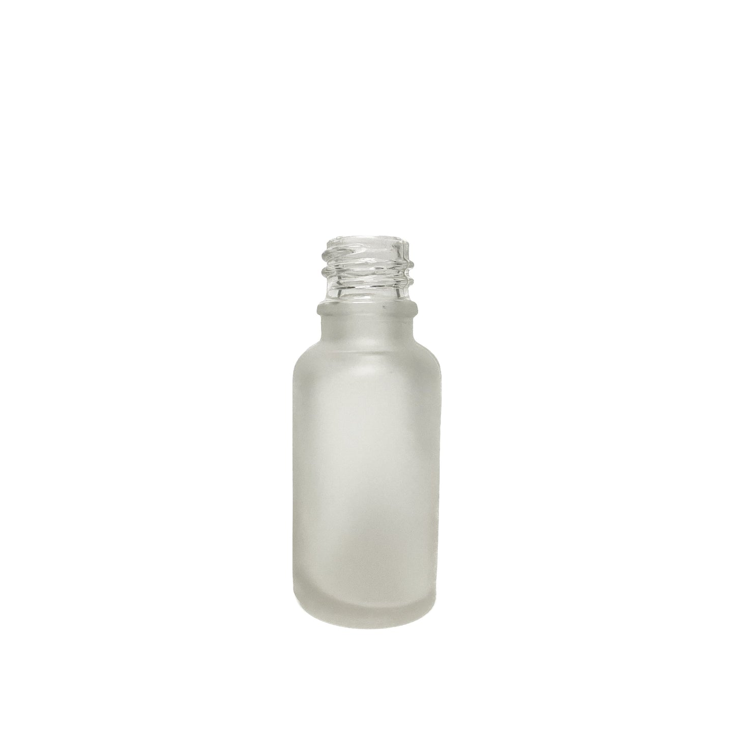 20 ml (2/3 oz) Frosted Clear Glass Euro 18-DIN Bottle - World of Aromas