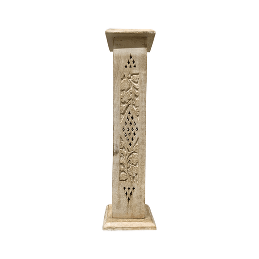 11" Incense Tower with Floral Pattern - World of Aromas