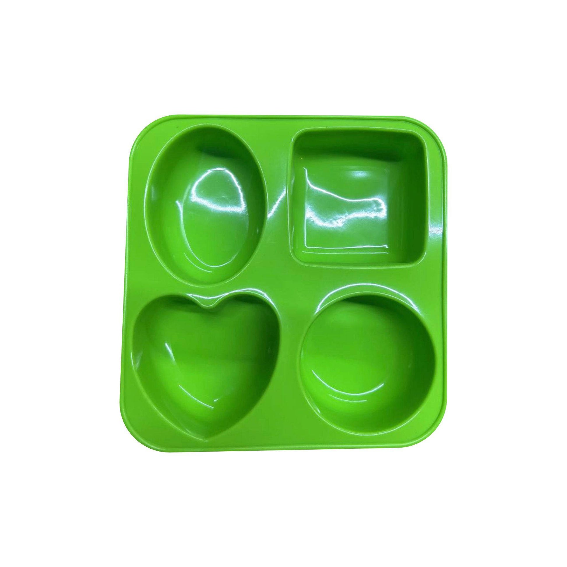 Green Assorted 4-Cavity Soap Mold - World of Aromas