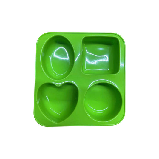 Green Assorted 4-Cavity Soap Mold - World of Aromas