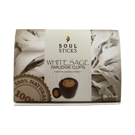 White Sage Smudging Cups (Set of 6) - World of Aromas