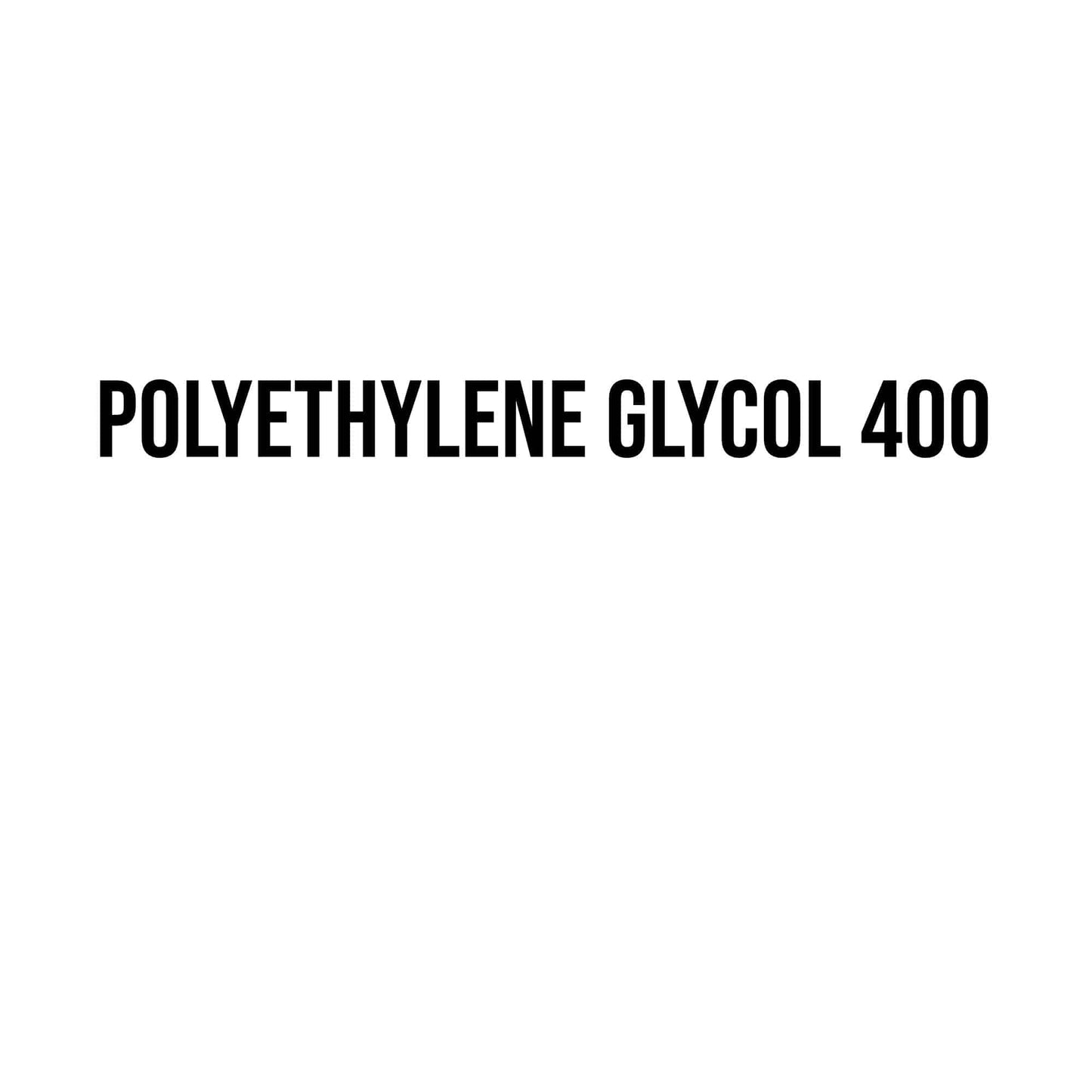 Polyethylene Glycol 400 (PEG 400) - World of Aromas