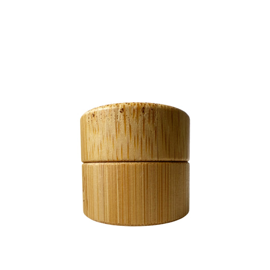 0.18 oz (5 g) Bamboo Double Wall Cosmetic Jar - World of Aromas
