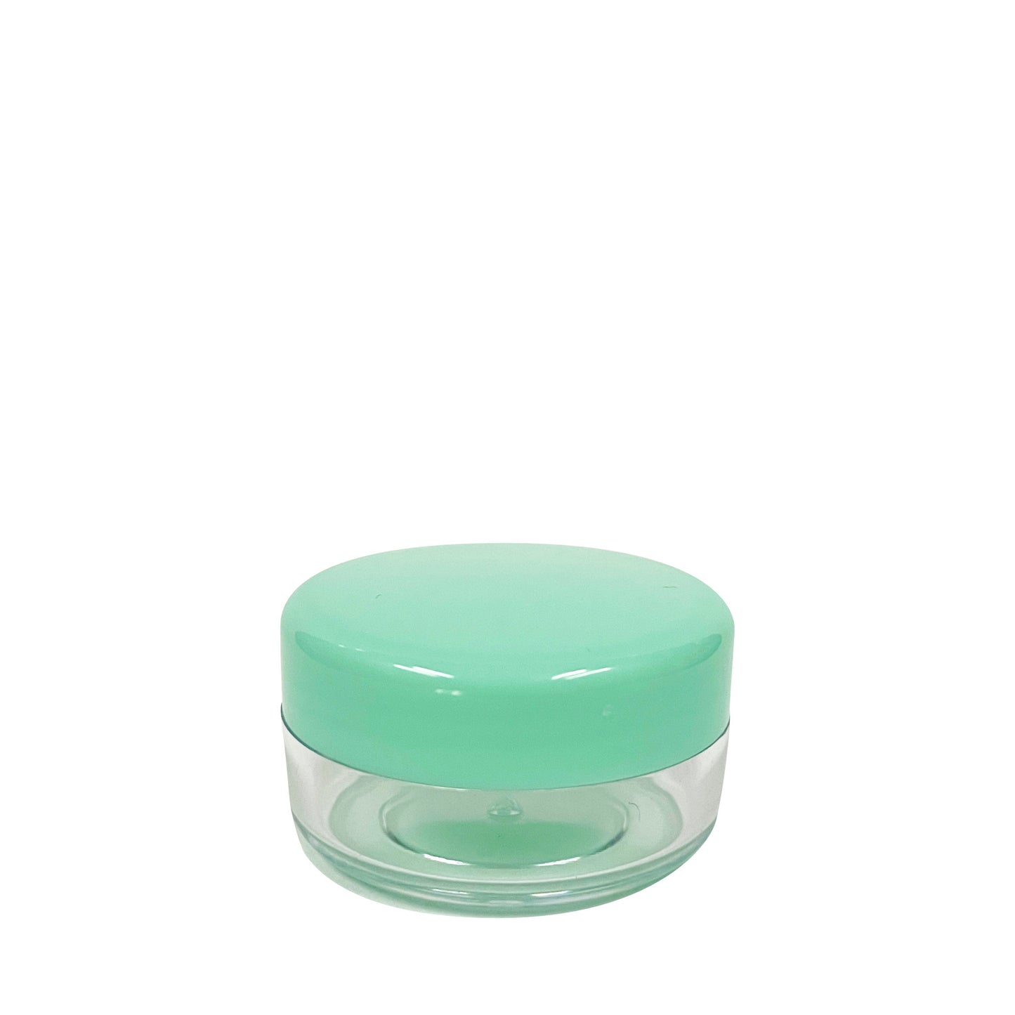 10 g Clear Acrylic Jar with Green Lid